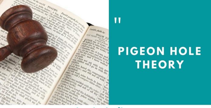 Analysis of pigeon-hole theory Law of Torts