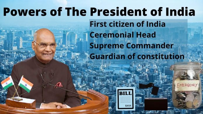 Legislative powers of the President Constitution of India