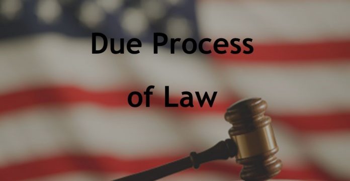 Due Process of Law Chapter 20, Section 1 Constitution