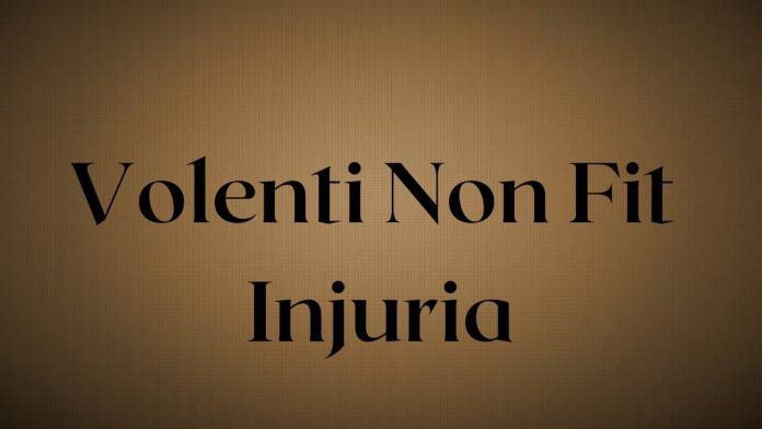Volenti Non Fit Injuria Law of Torts