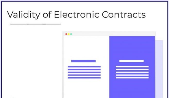 Validity and enforceability of electronic contracts Indian Contract Act