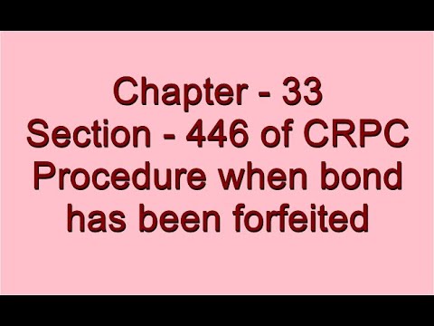 Section 446 of CrPC Criminal Procedure Code
