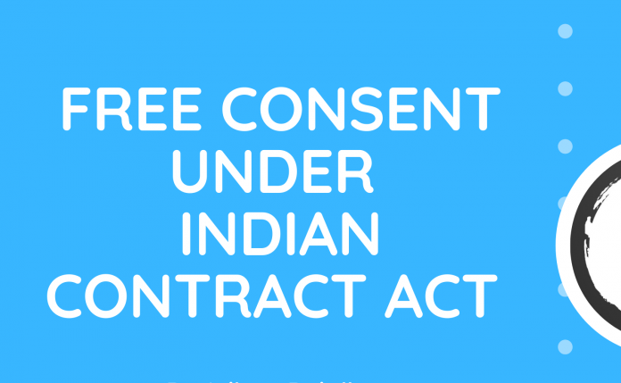 Free consent Indian Contract Act