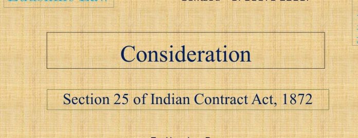 Section 25 of the Indian Contract Act 1872 Indian Contract Act