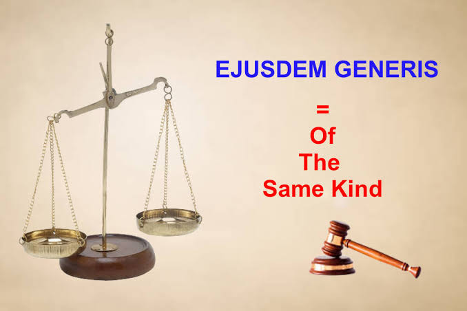 Doctrine of ejusdem generis