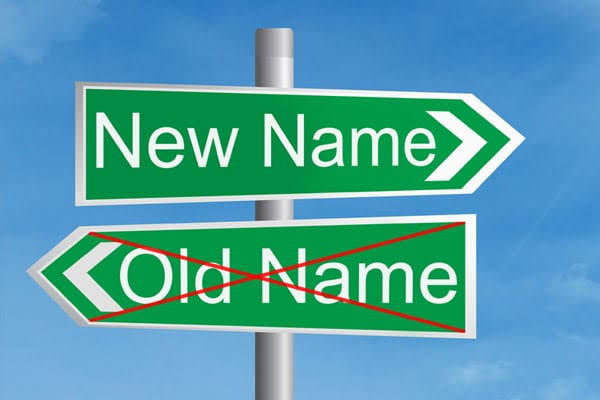 Right to keep or change name