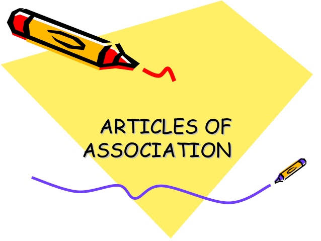 Article of Association (AOA) under Company Law