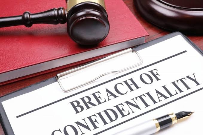 Breach of confidentiality