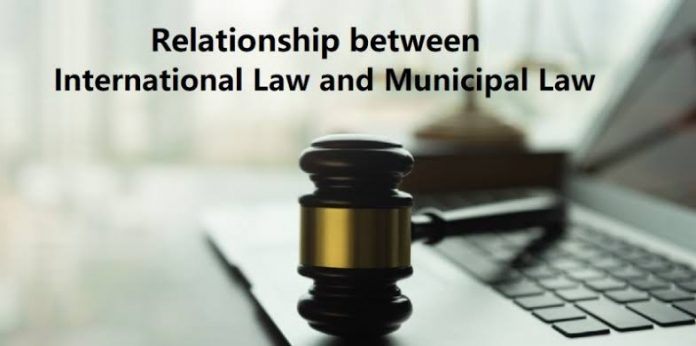 Relation between international and municipal law