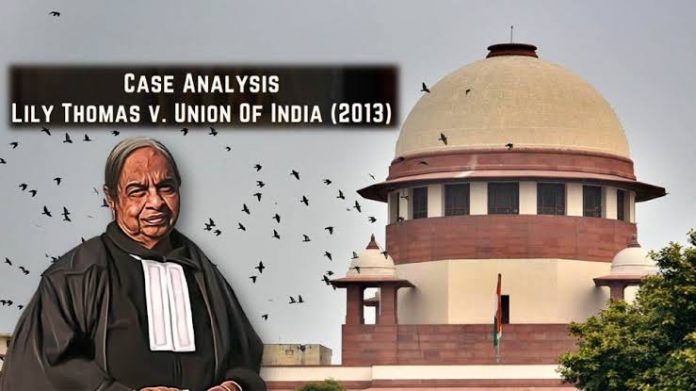 Lily Thomas v. Union of India (2013)