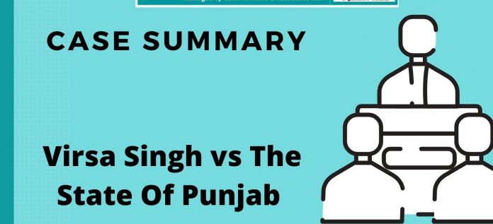 virsa Singh v state of Punjab virsa Singh v state of Punjab