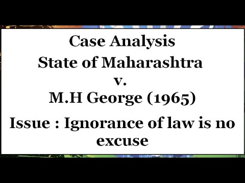 State of Maharashtra v. Mayer Hans George (1965) case analysis