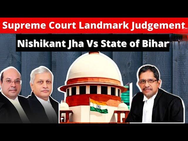Nishi Kant Jha vs State of Bihar (1968)