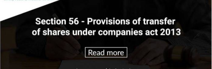 Section 56 of Companies Act 2013