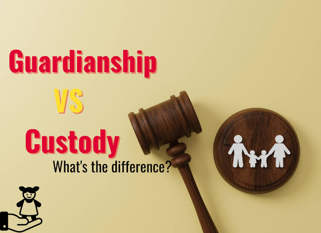 Difference between guardianship and custody