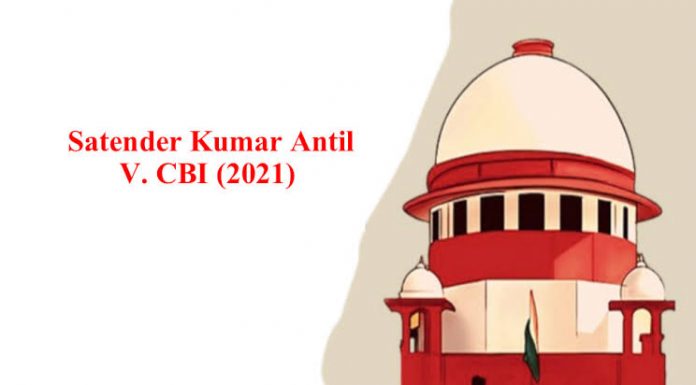 Satender Kumar Antil vs. CBI (2022)