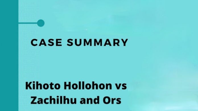 Kihoto Hollohan vs. Zachillhu (1993)