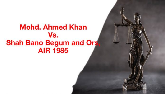 Shah Bano Begam case